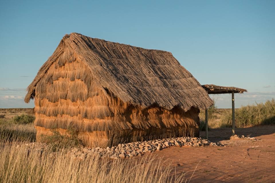 A grass hut at Boesmansrus — Boesmansrus