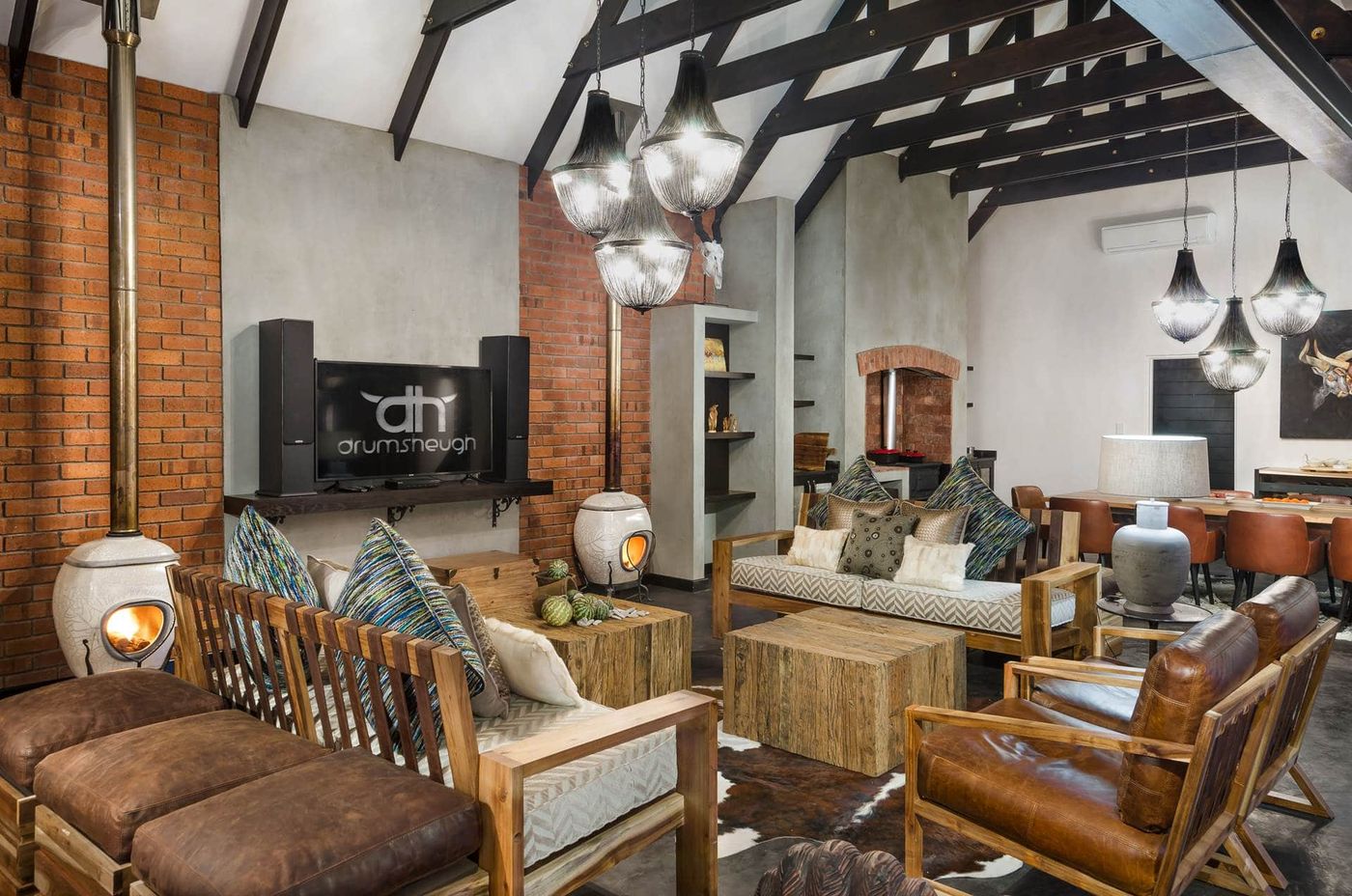 The lounge — Kalahari Farmstead & Cottage