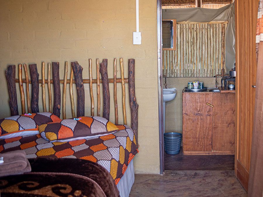 Inside a chalet — Kalahari Goerapan Lodge