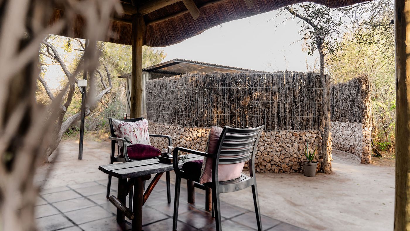 The patio — Kalahari Guesthouse & Farmstall