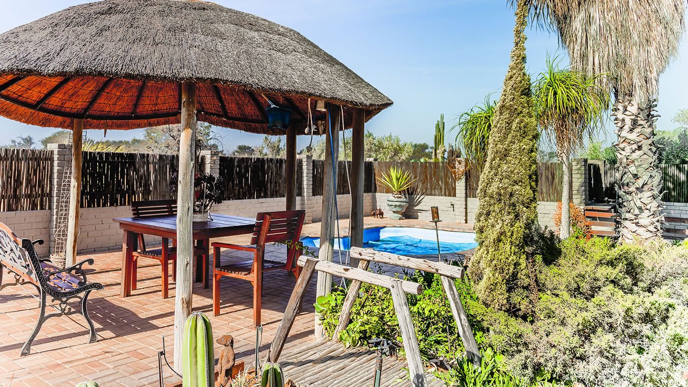 The pool boma — Kalahari Guesthouse & Farmstall