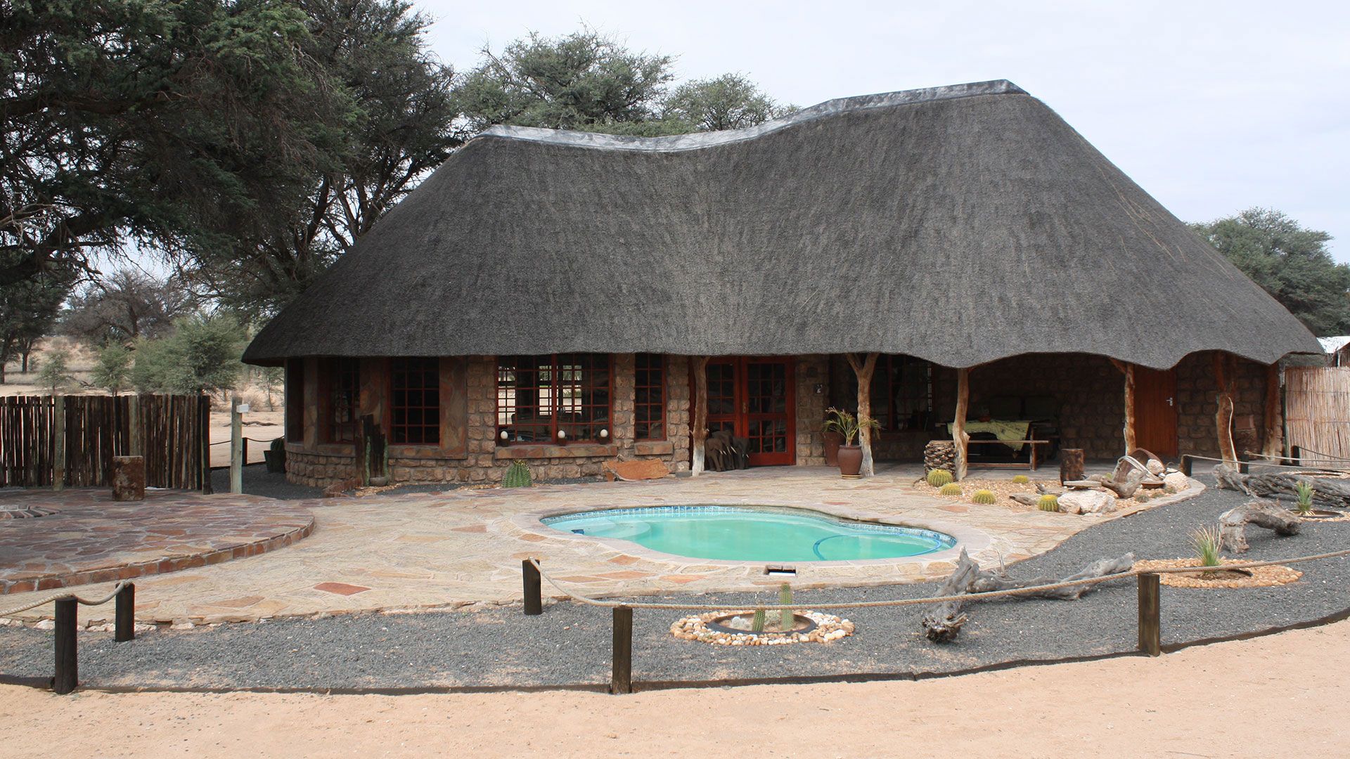 The lodge and the pool — Torgos Lodge