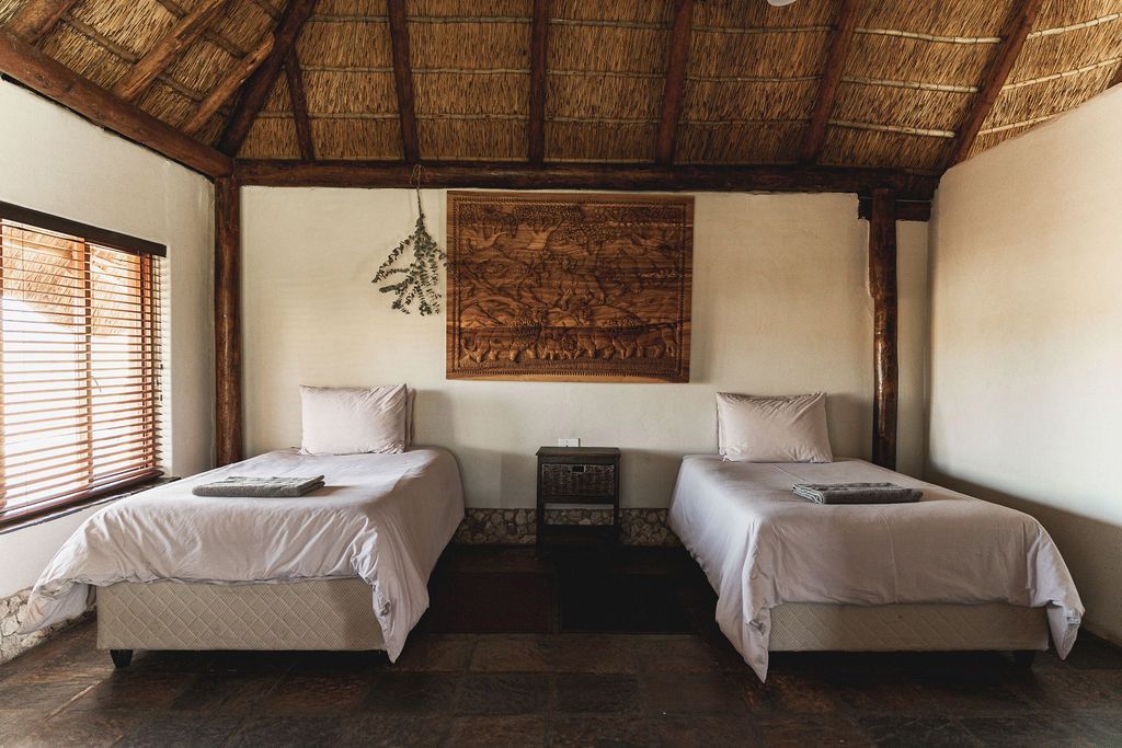 The twin room — Vischgat Game Farm