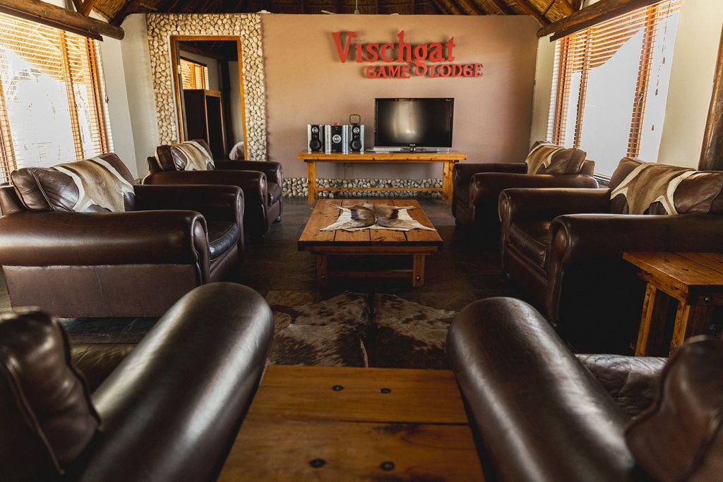 The lounge — Vischgat Game Farm