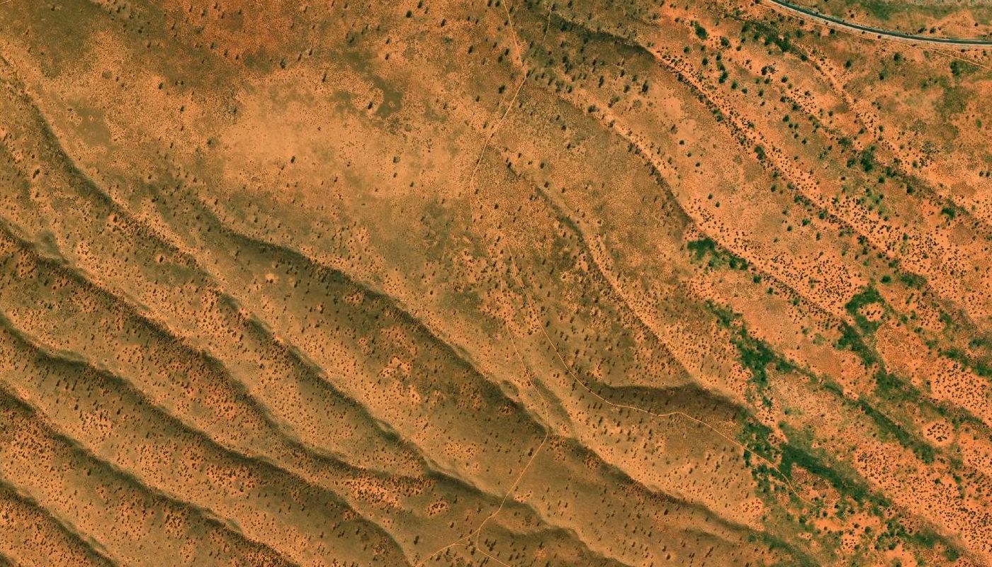 Satellite view of the land at Aunt Koera's Farm Kitchen