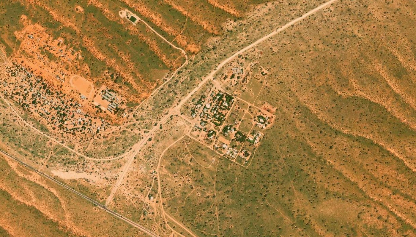 Satellite view of the ground at Duiker's Self-Catering