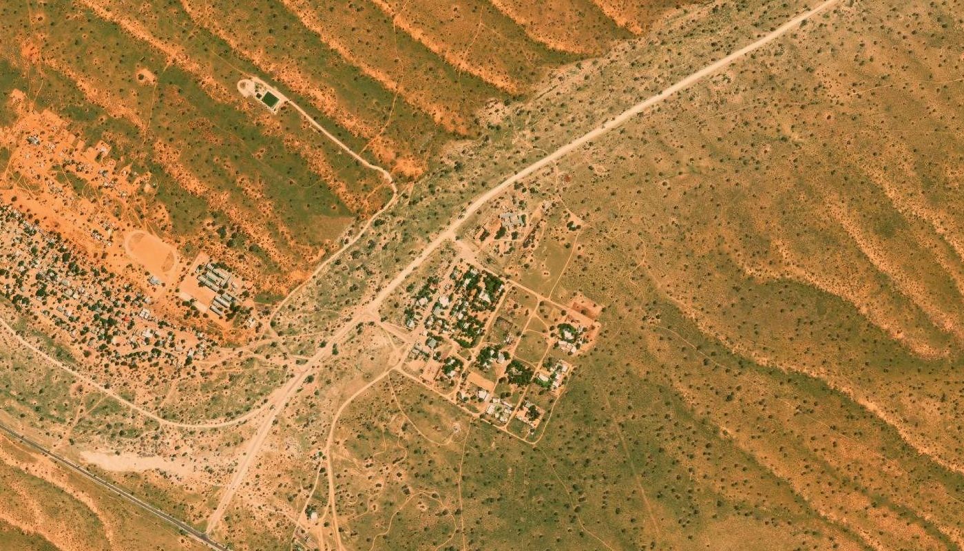 Satellite view of the ground at Kalahari Sands Guesthouse