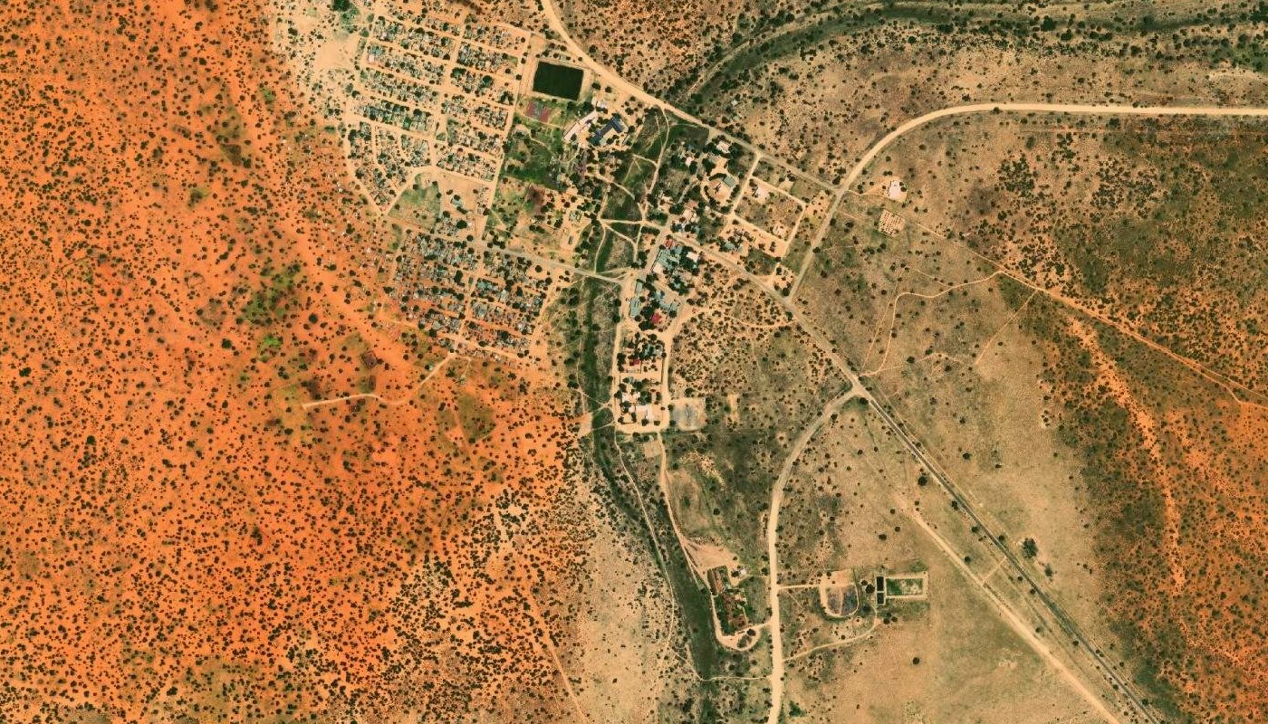 Satellite view of the ground at Kgalagadi Guest House