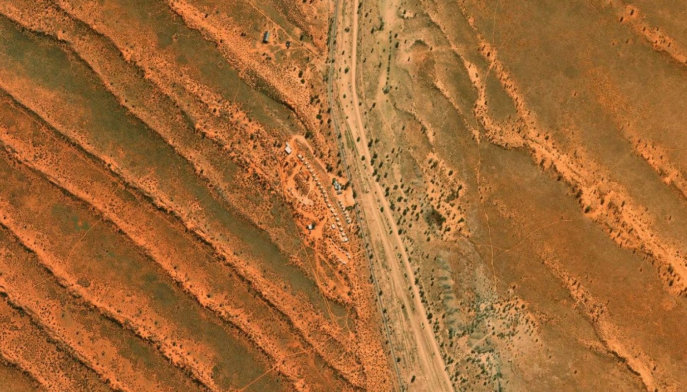 Satellite view of the ground at Kgalagadi Lifestyle Lodge
