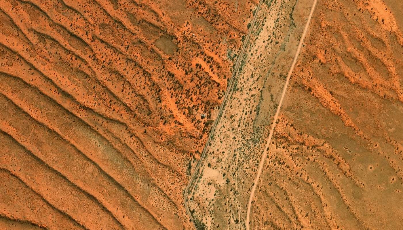 Satellite view of the ground at Rooiduin Guest Farm