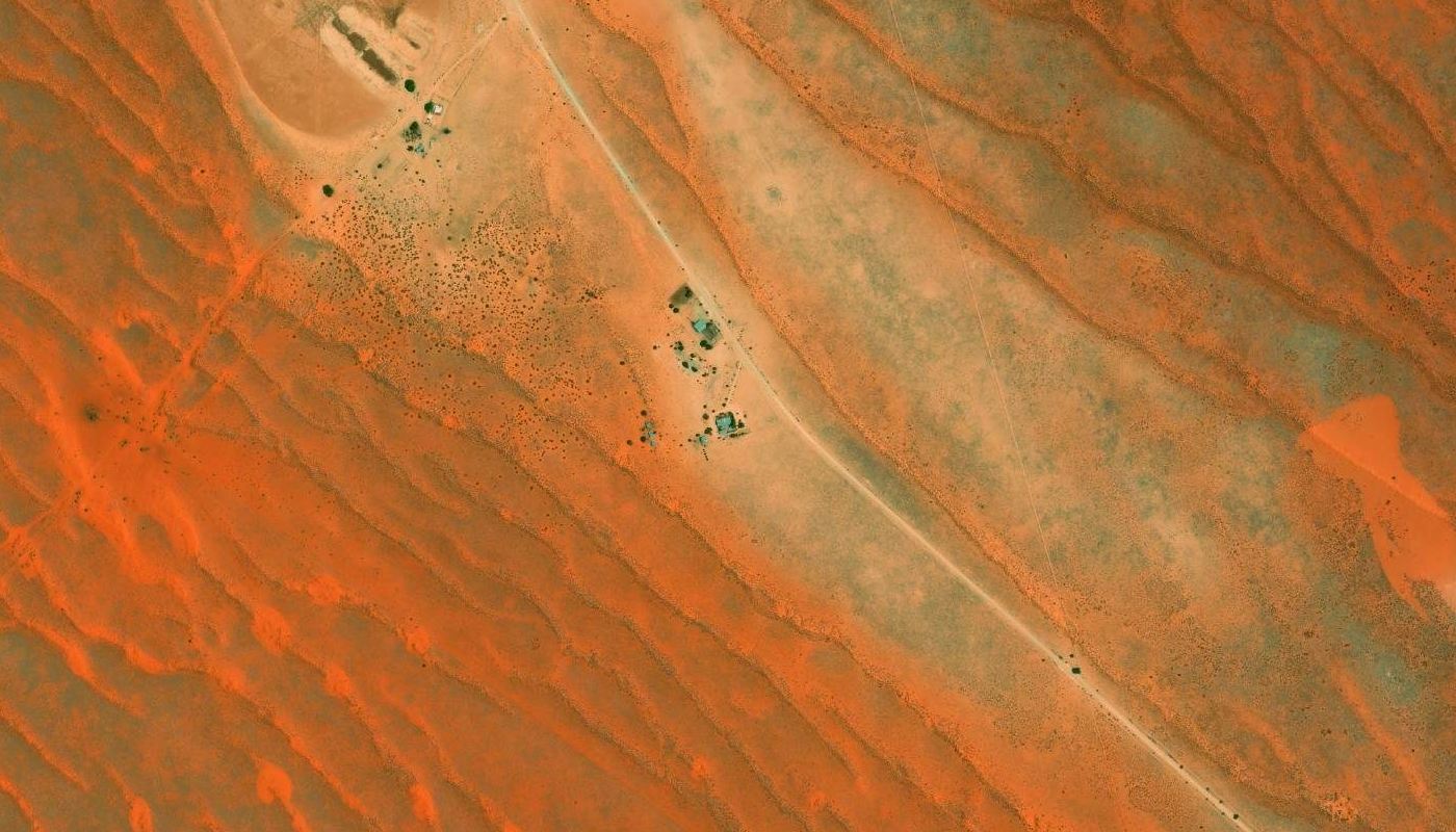 Satellite view of the ground at Rooipan Guest House