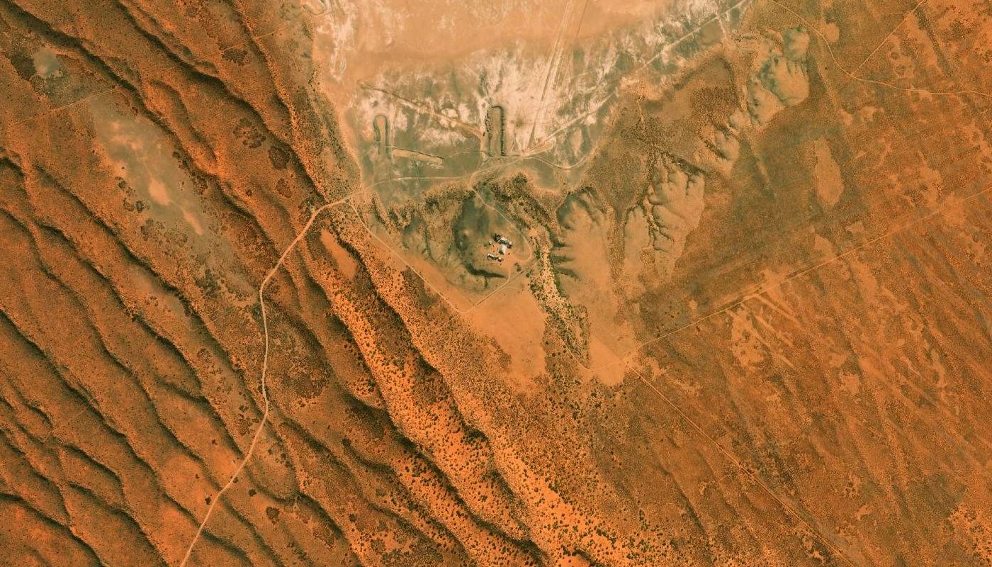 Satellite view of the ground at Winkelhaak Nguni Lodge